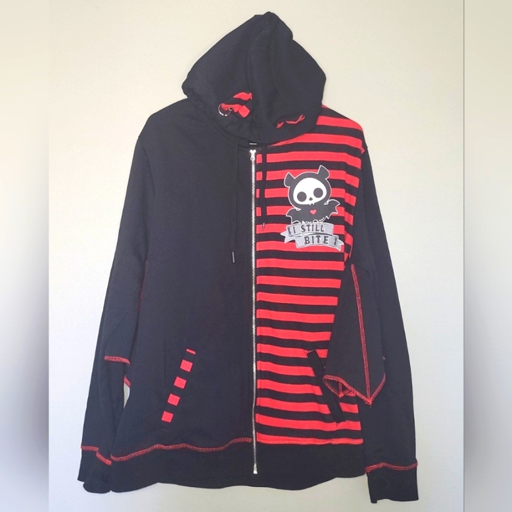 Hot Topic Skelanimals Deigo Bat Hoodie